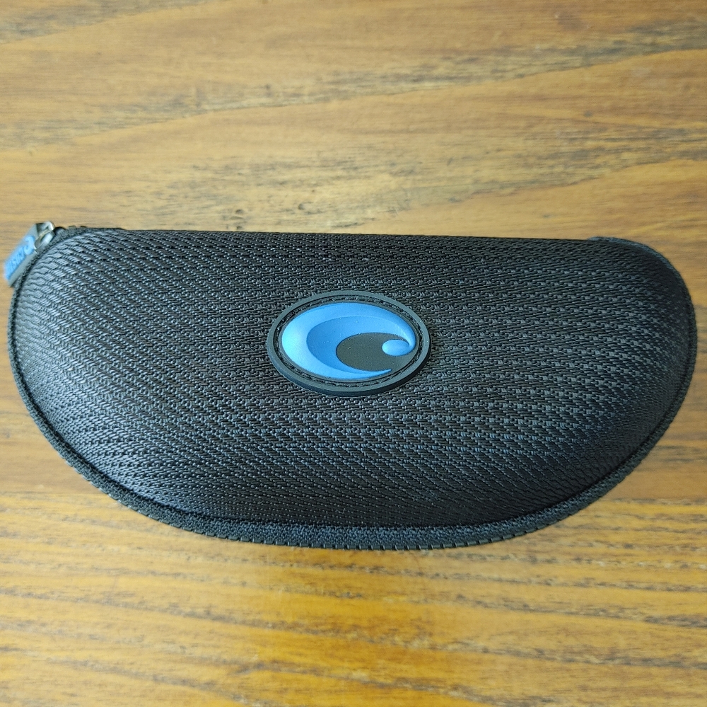 Costa Casual Black Case with Blue Logo